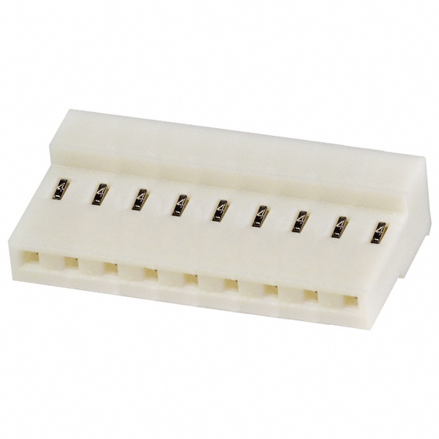 9 Position Rectangular Receptacle Connector IDC Tin-Lead 24 AWG